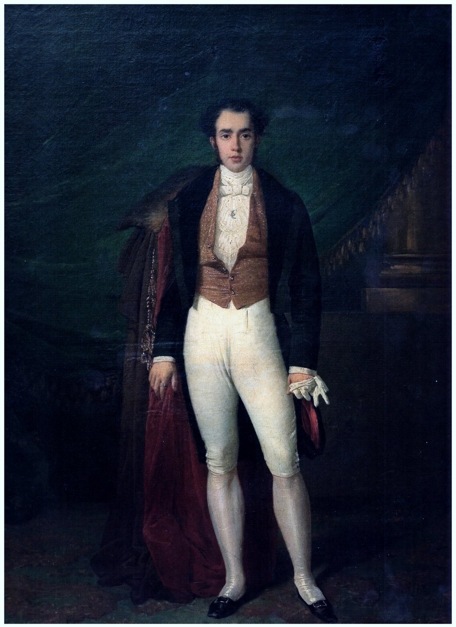 Retrato de José Manuel Ramírez Rosales de Raymond Quinsac Monvoisin