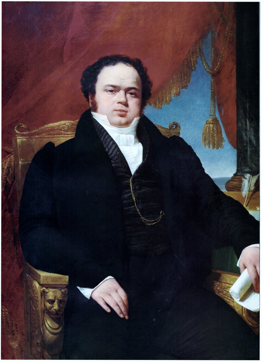 Retrato de don Mariano Egaña de Raymond Auguste Quinsac Monvoisin