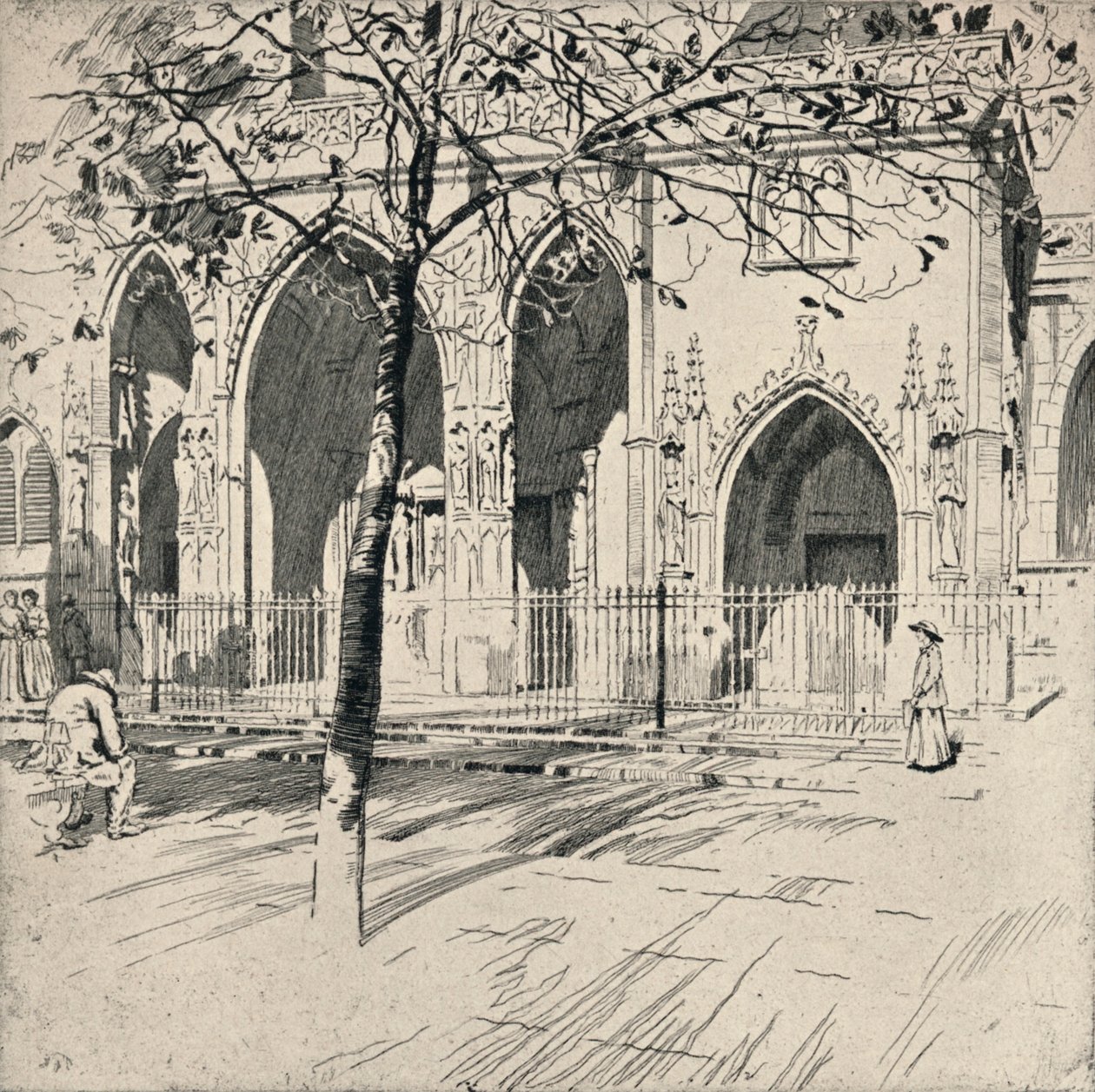 Fachada de la Iglesia de San Germain-l