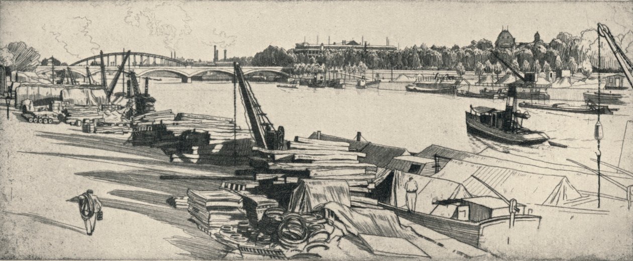 El Puerto Henri IV, 1915 de Raymond Ray Jones