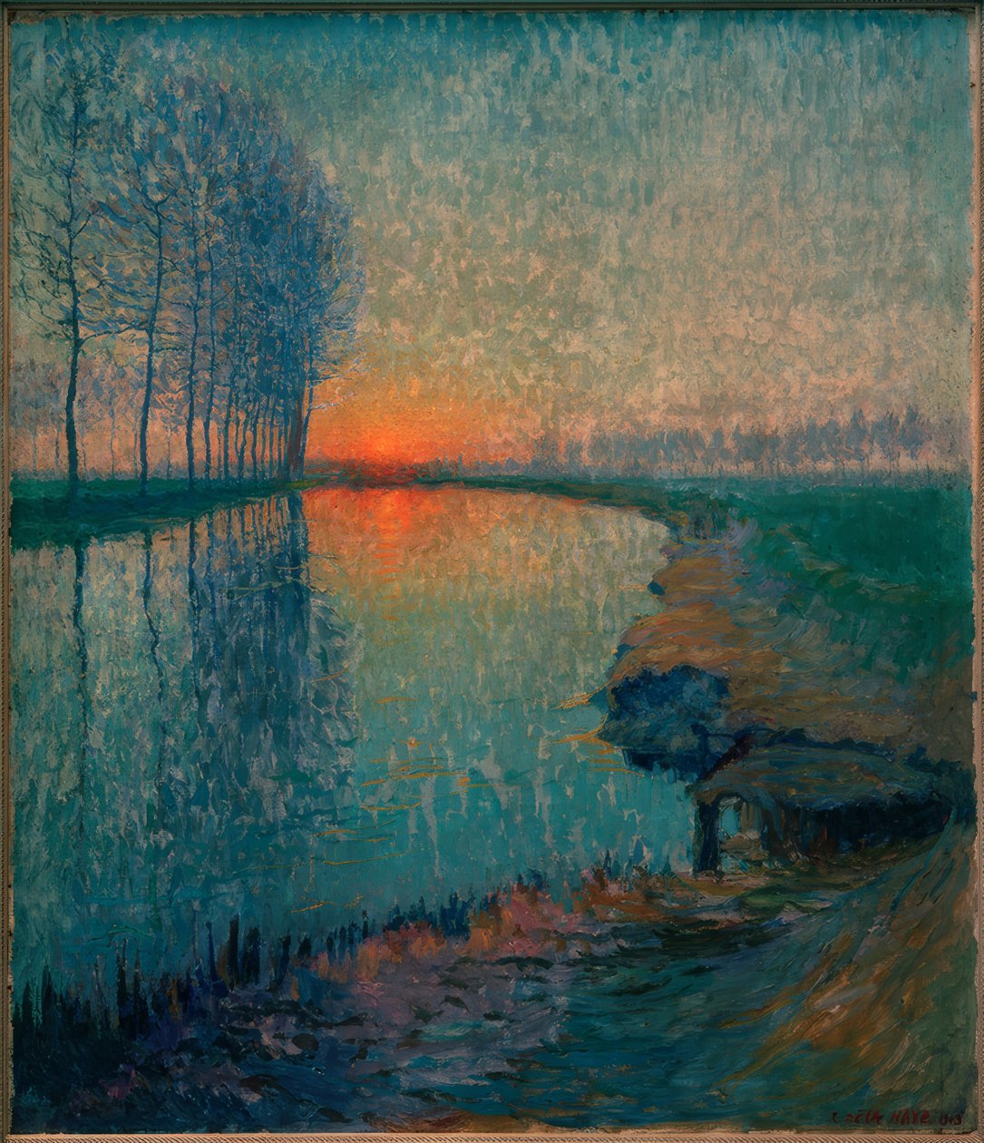 Atardecer en el Nete de Raymond de la Haye