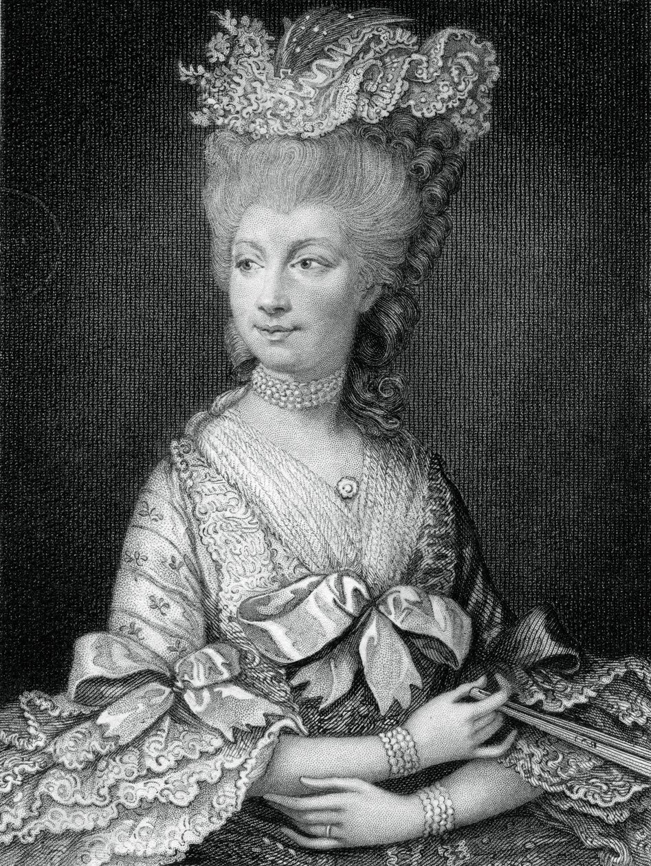 Reina Carlota, consorte del rey Jorge III, siglo XIX de Read