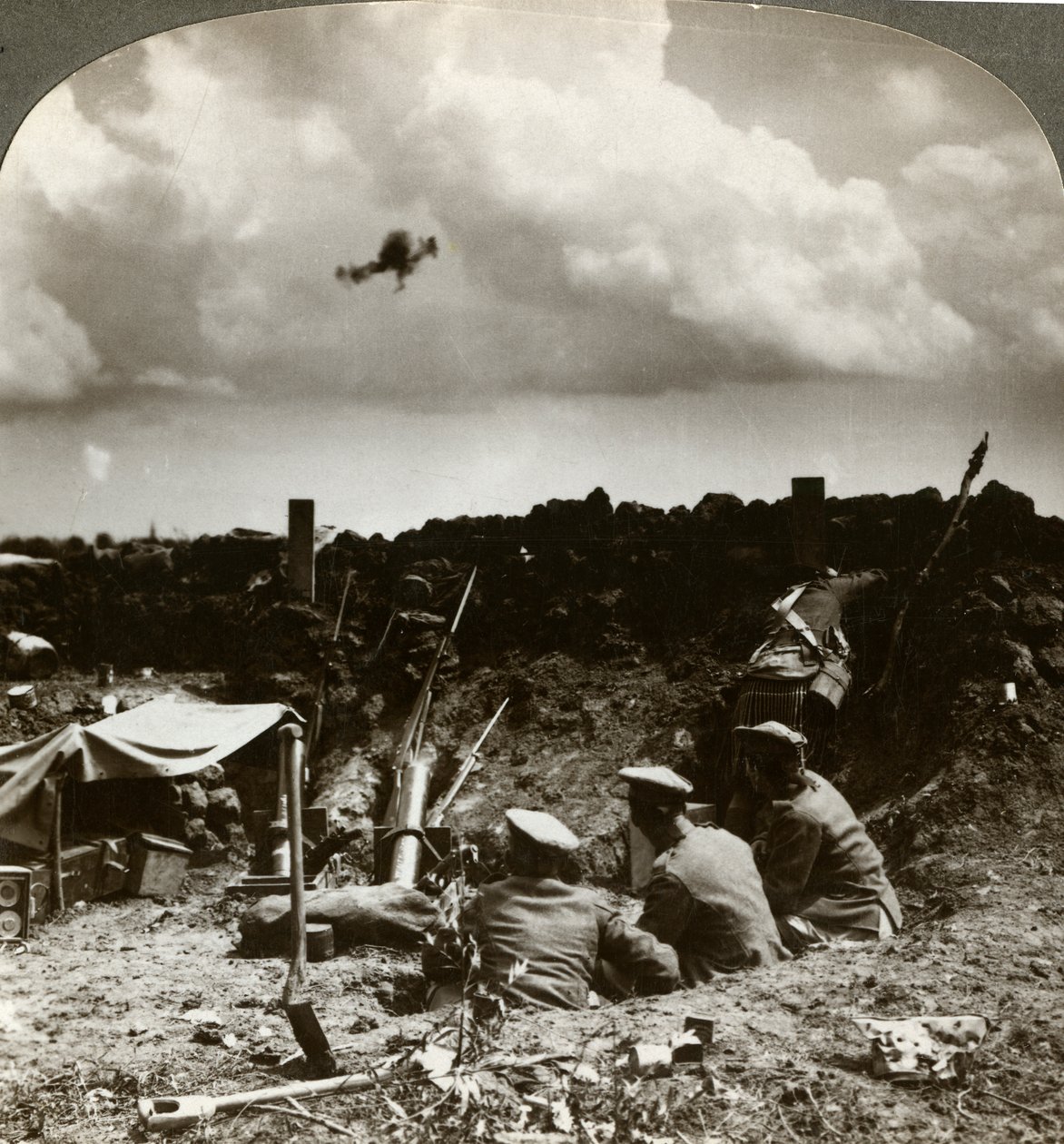 Morteros en las trincheras, Primera Guerra Mundial, 1914-1918 de Realistic Travels Publishers