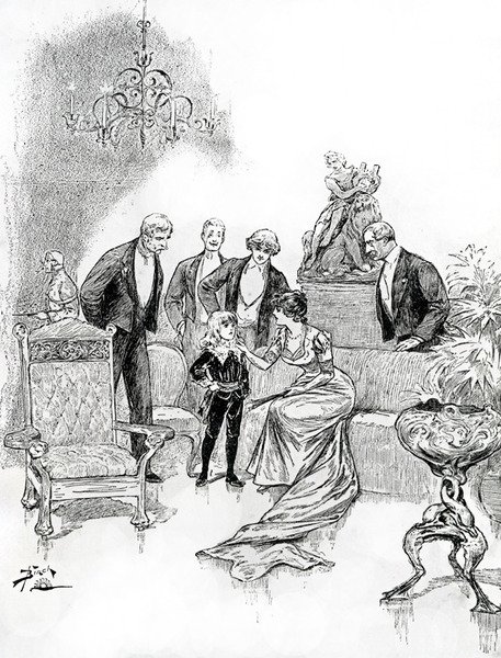Ilustración para Little Lord Fauntleroy de Reginald Bathurst Birch
