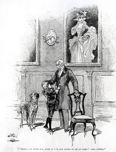 Ilustración de Little Lord Fauntleroy de Reginald Bathurst Birch