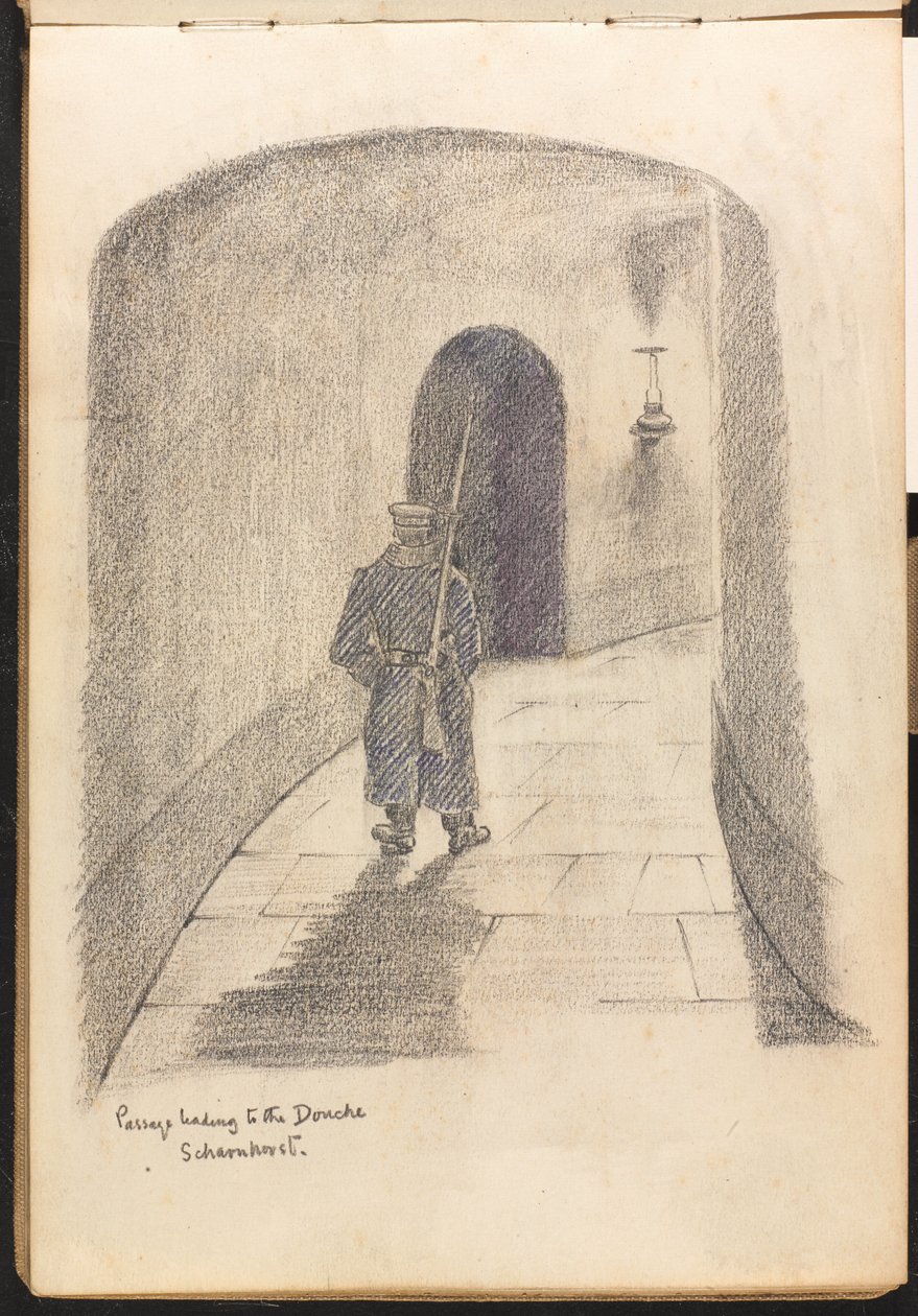 Pasaje que lleva al Douche Scharnhorst de Reginald Copleston Bond