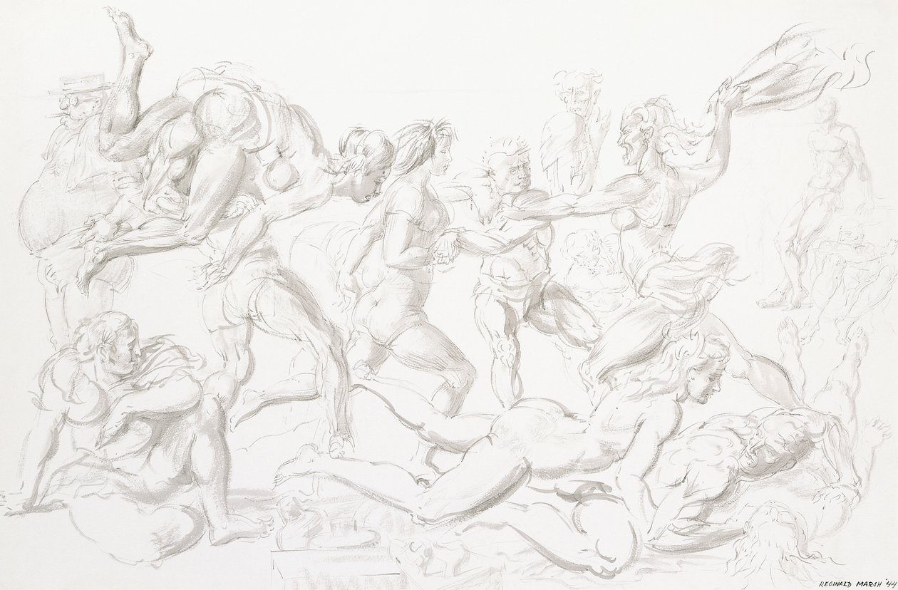 Acróbatas de Reginald Marsh
