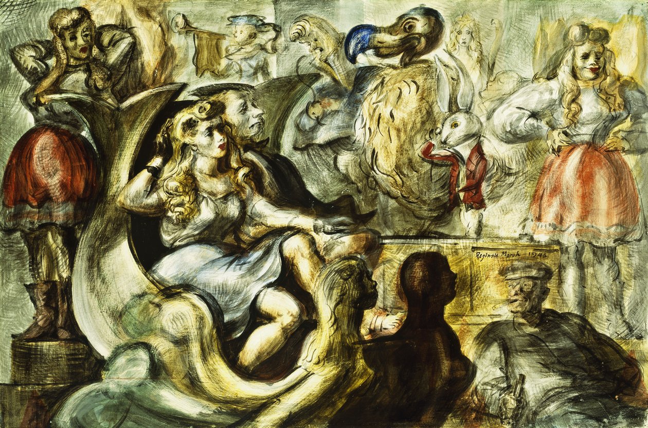 Alicia en el país de las maravillas de Reginald Marsh