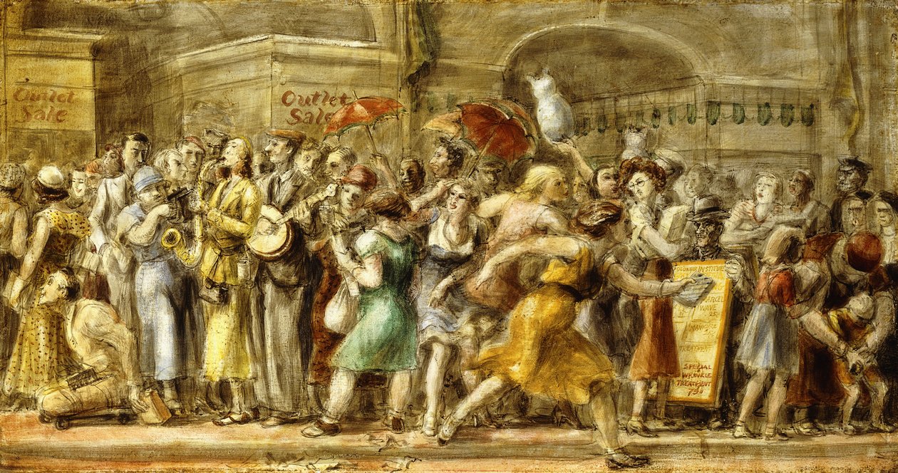 Calle Catorce de Reginald Marsh