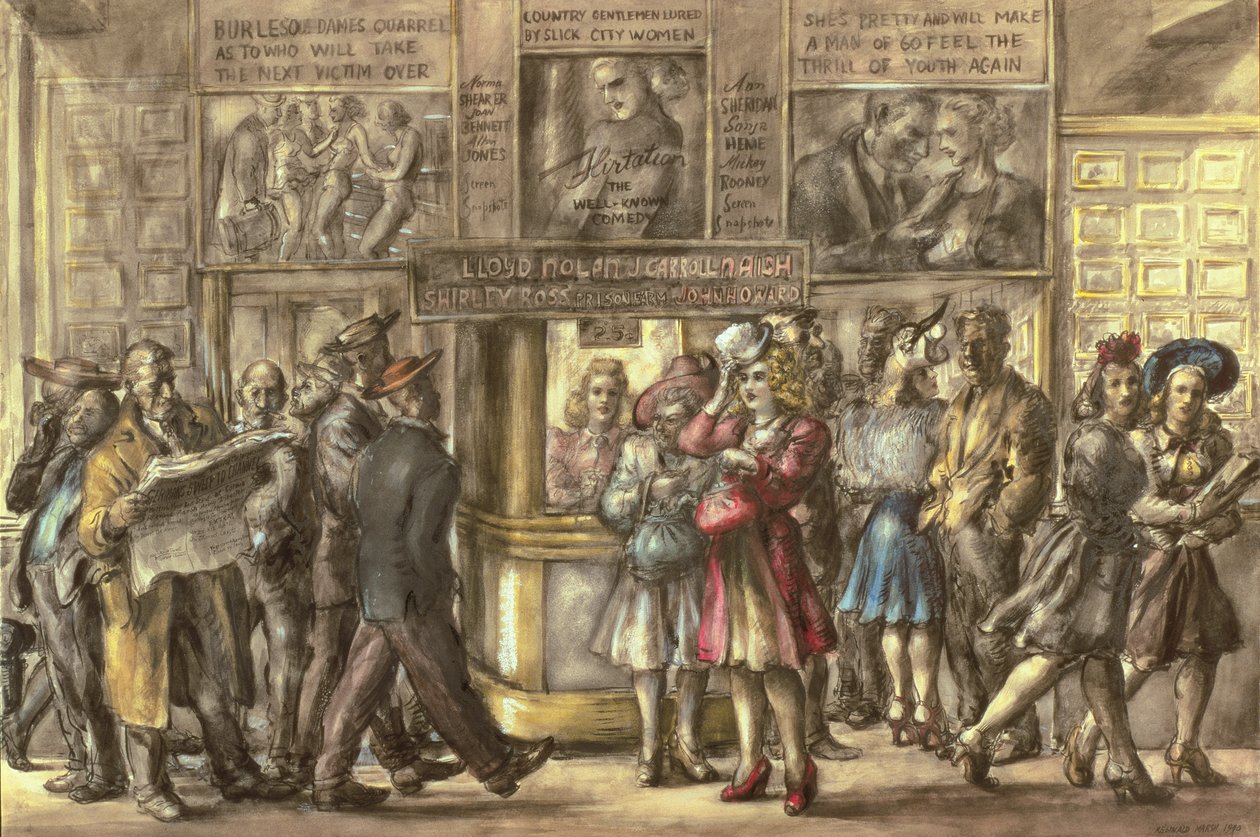Teatro Harris, Nueva York de Reginald Marsh