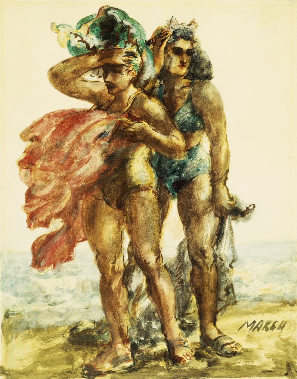 Mujer musculosa de Reginald Marsh
