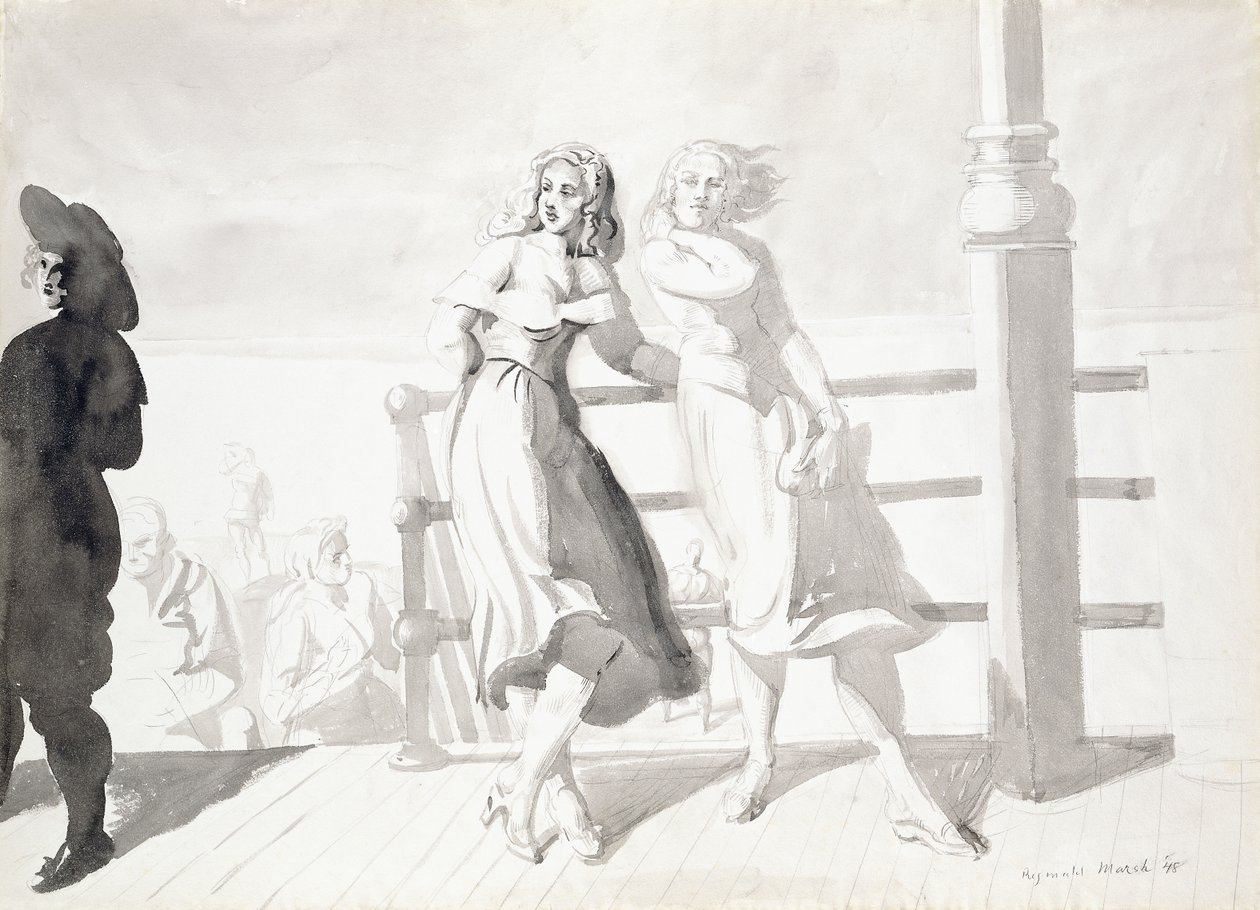 En el paseo marítimo de Reginald Marsh