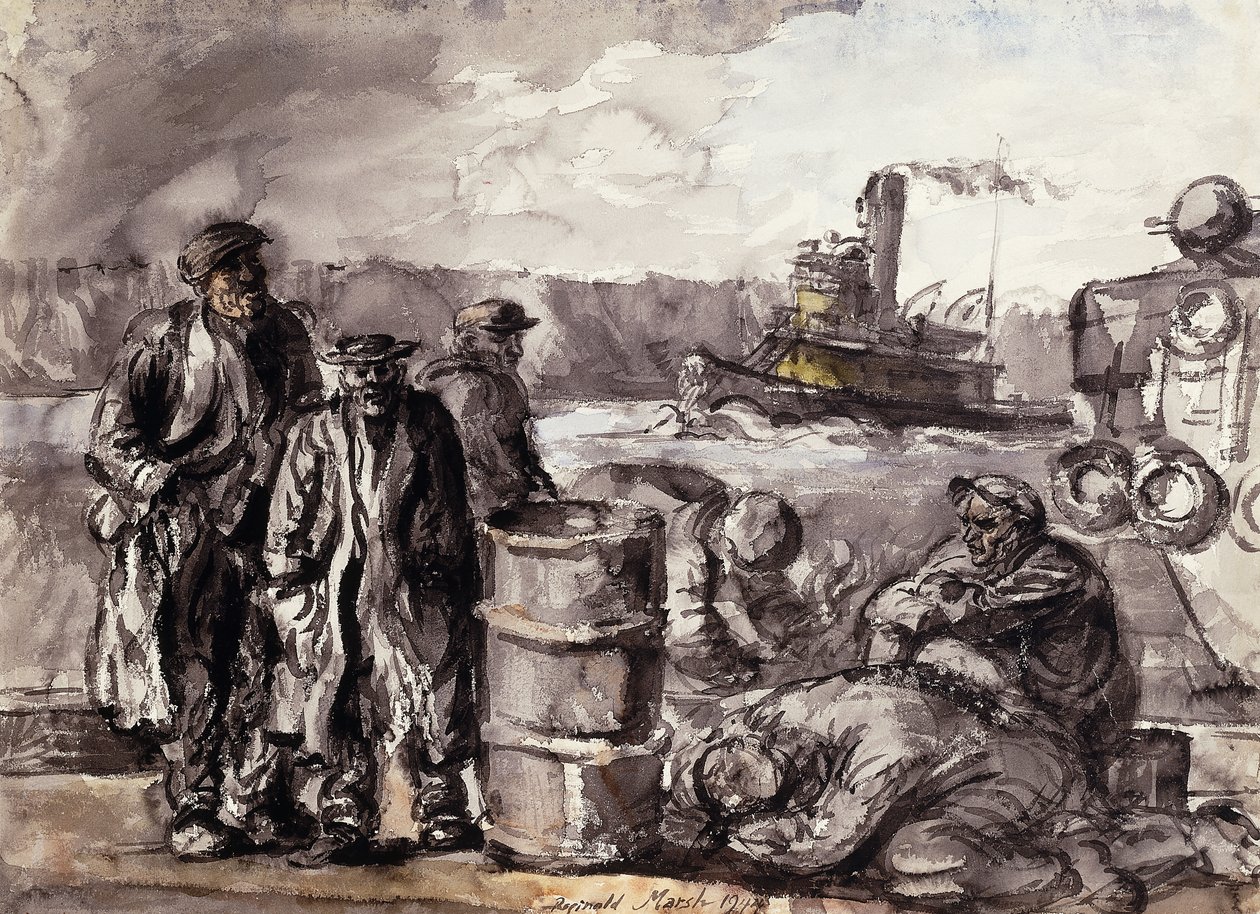 En los muelles de Reginald Marsh