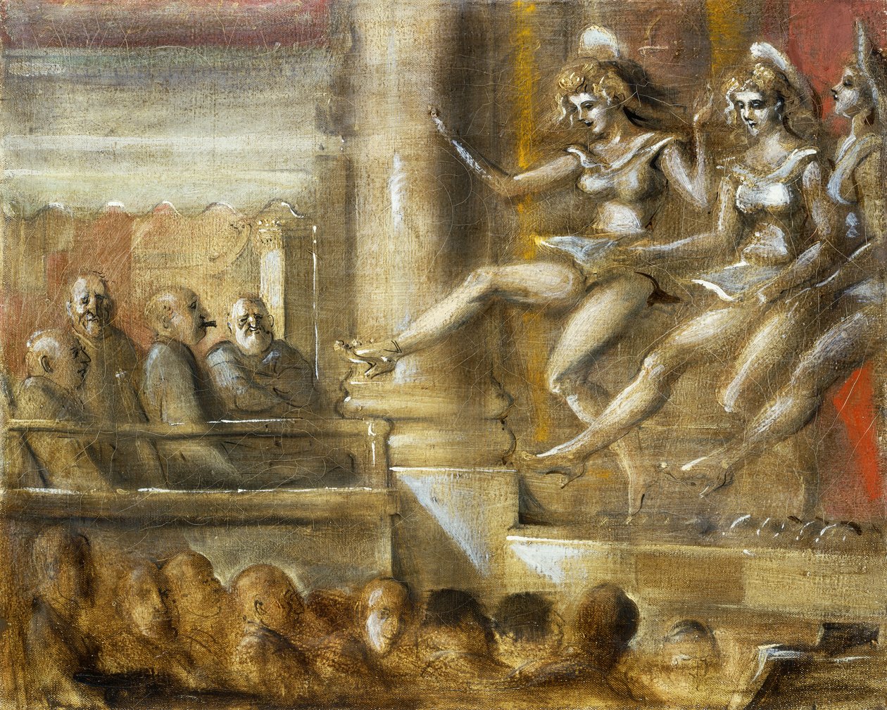 Tres coristas de Reginald Marsh