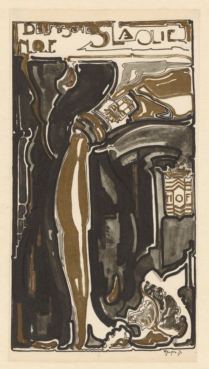 Delftsche slaolie N.O.F. (título original del objeto) de Reijer Stolk (signed by artist)