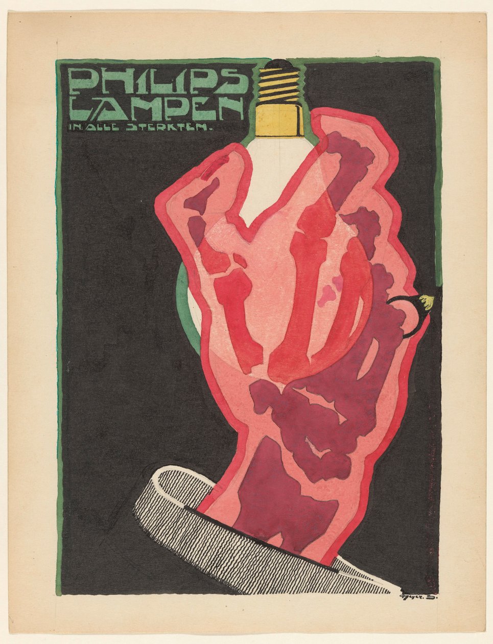 Lámparas Philips en todas las potencias (título original del objeto) de Reijer Stolk (signed by artist)
