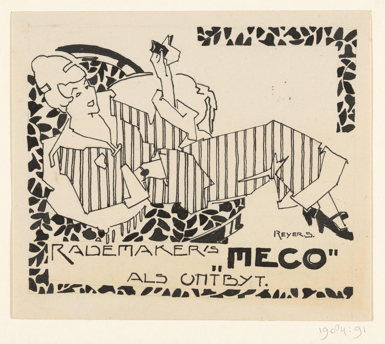 Meco de Rademaker para el desayuno de Reijer Stolk (signed by artist)