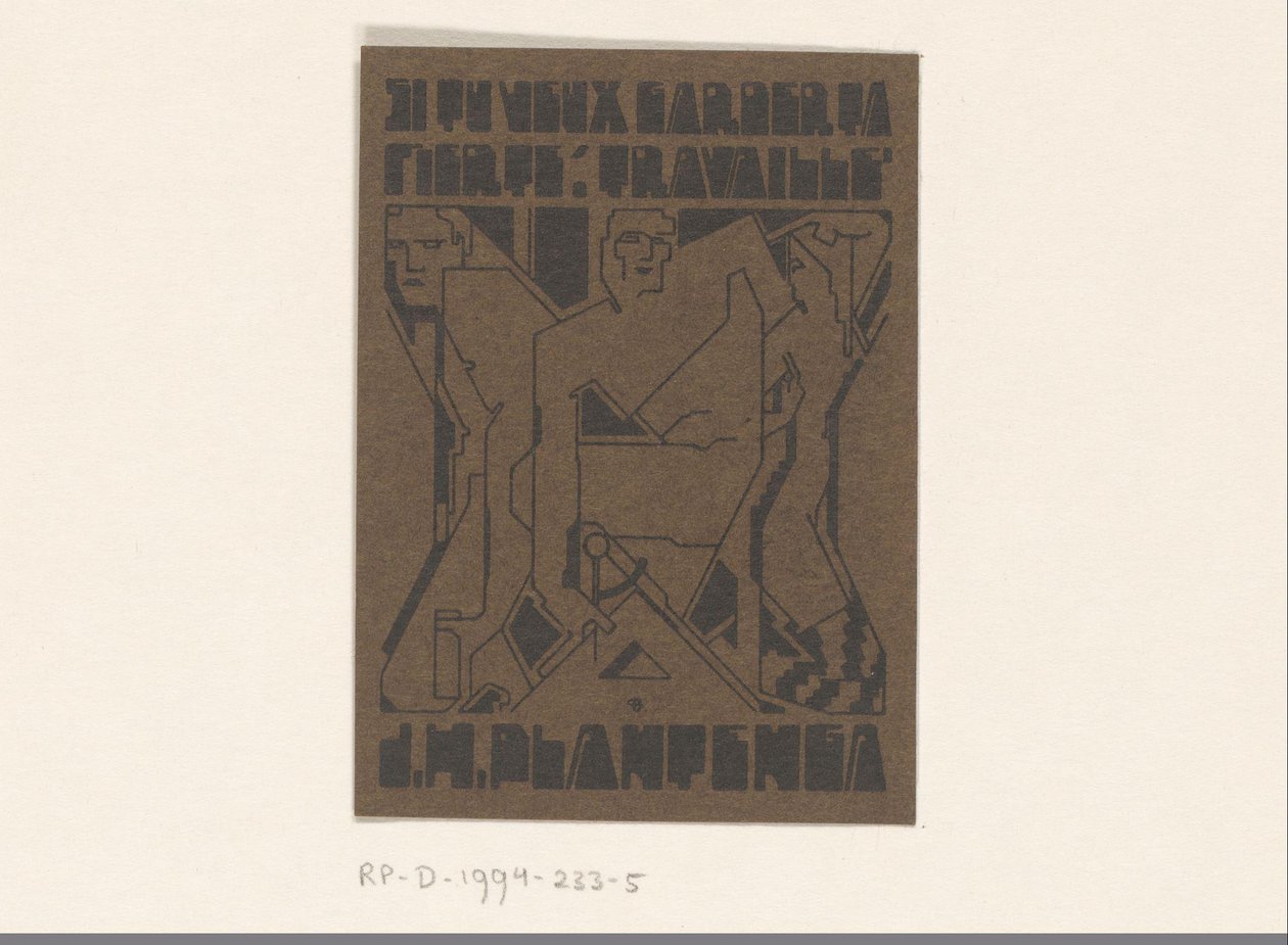Ex libris de J. H. Plantenga de Reijer Stolk