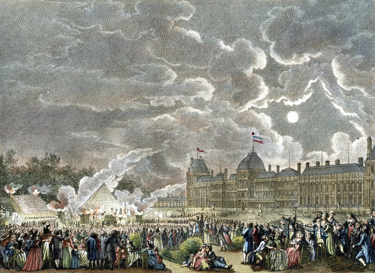 Ceremonia por los mártires de 1792. 1794-1804 (grabado) de Reiner Vinkeles