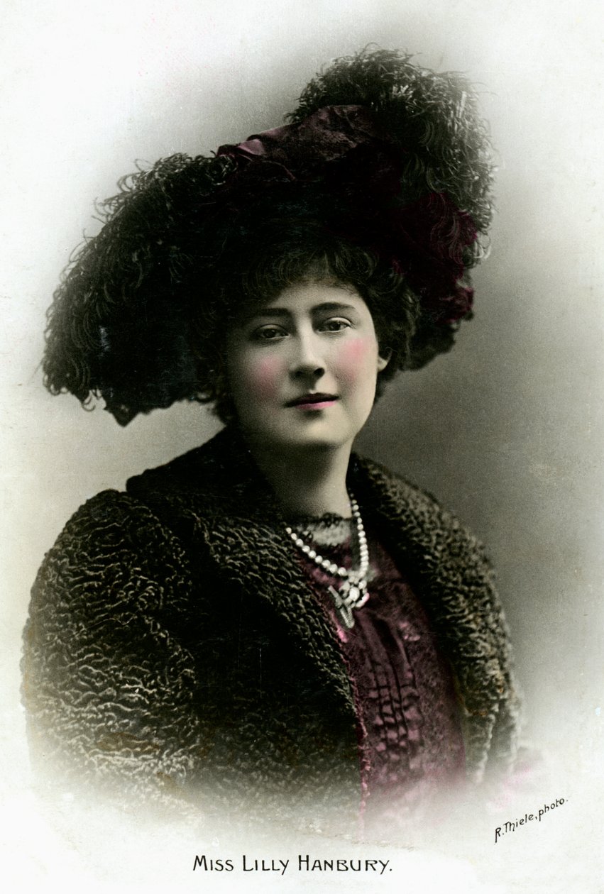 Lily Hanbury 1874-1908, actriz inglesa, principios del siglo XX de Reinhold Thiele