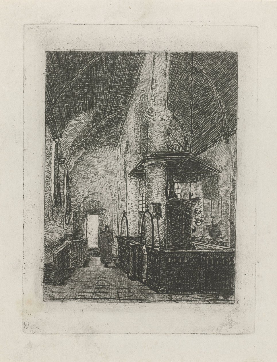 Kerkinterieur de Reinier Evert Johannes Roeterink