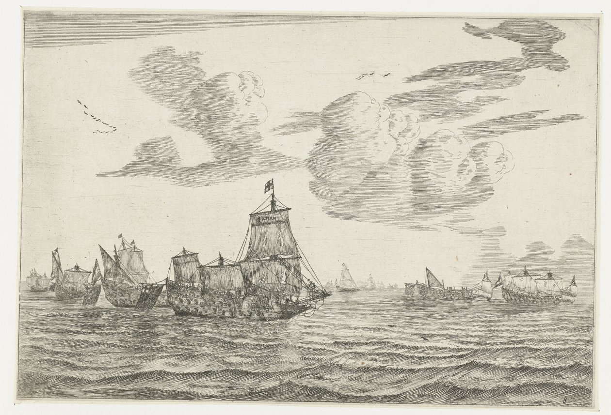 Después de la batalla naval New Ship Batalien (título de la serie) de Reinier Nooms