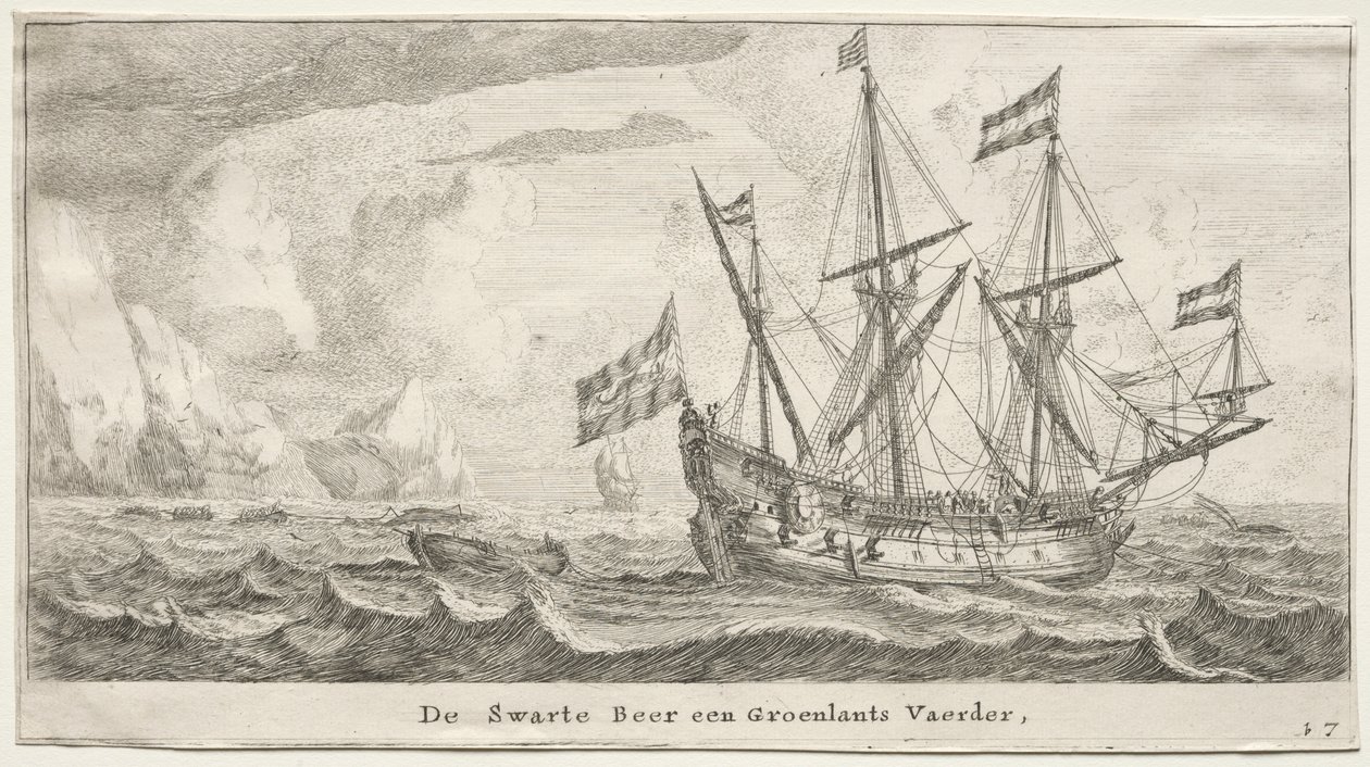 Barcos de Ámsterdam: El Oso Negro, un ballenero de Groenlandia de Reinier Nooms
