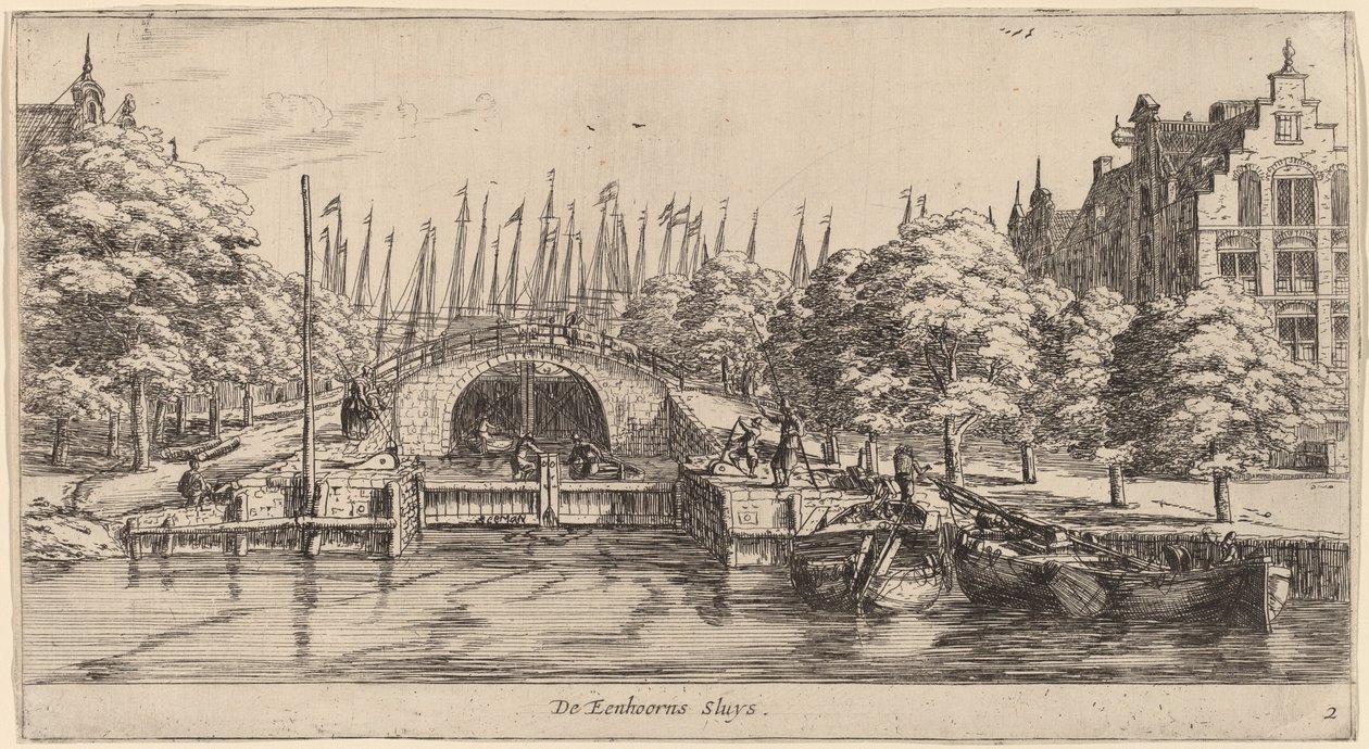 Eenhoorns Sluis de Reinier Nooms, called Zeeman