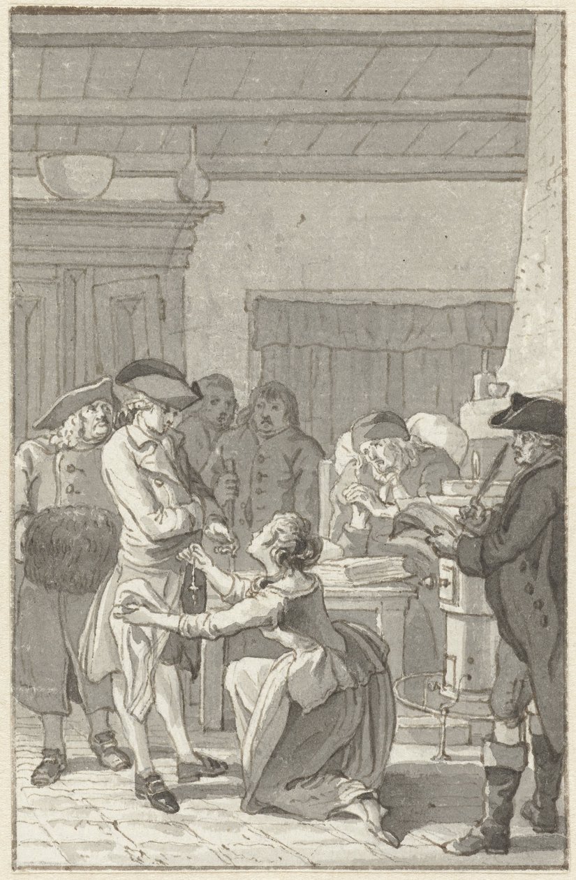 Ilustración para la novela Gustav Lindau de Reinier Vinkeles (I)