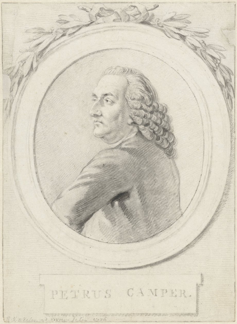 Retrato del Profesor Petrus Camper de Reinier Vinkeles (I)