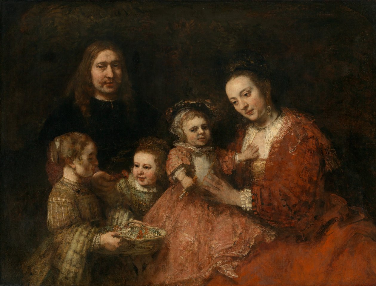 Retrato de familia de Rembrandt van Rijn