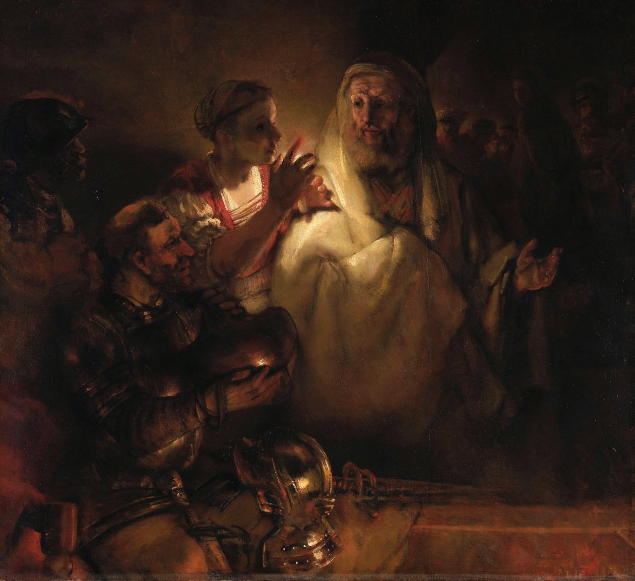 La negación de San Pedro de Rembrandt van Rijn