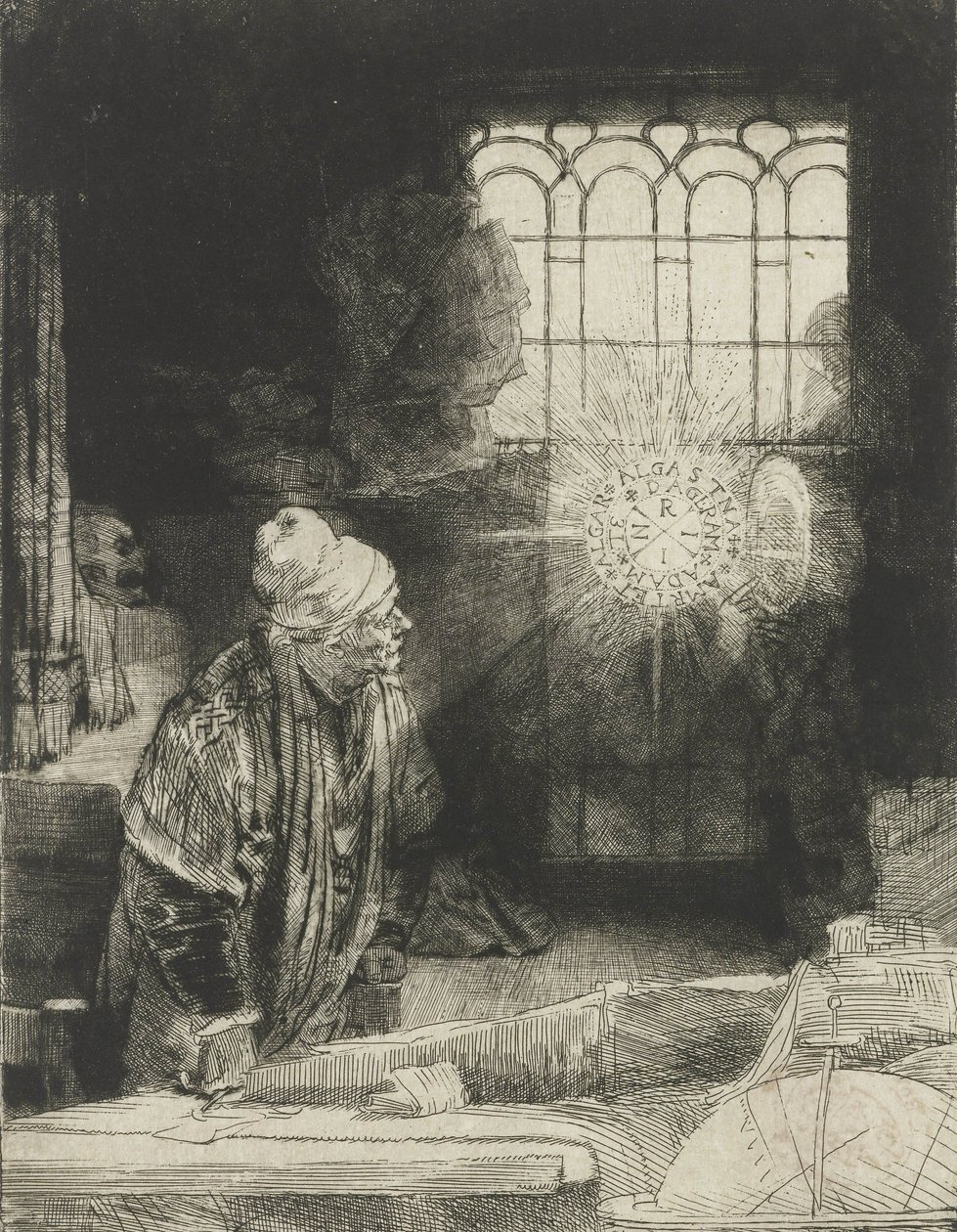 Un Erudito en su Estudio de Rembrandt van Rijn