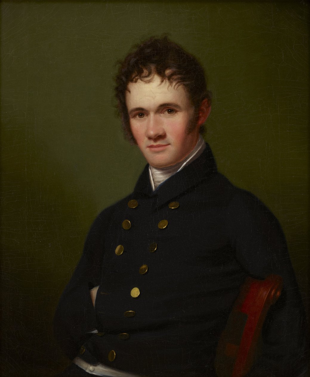 Retrato del Comandante Lewis Warrington (1782-1851) de Rembrandt Peale
