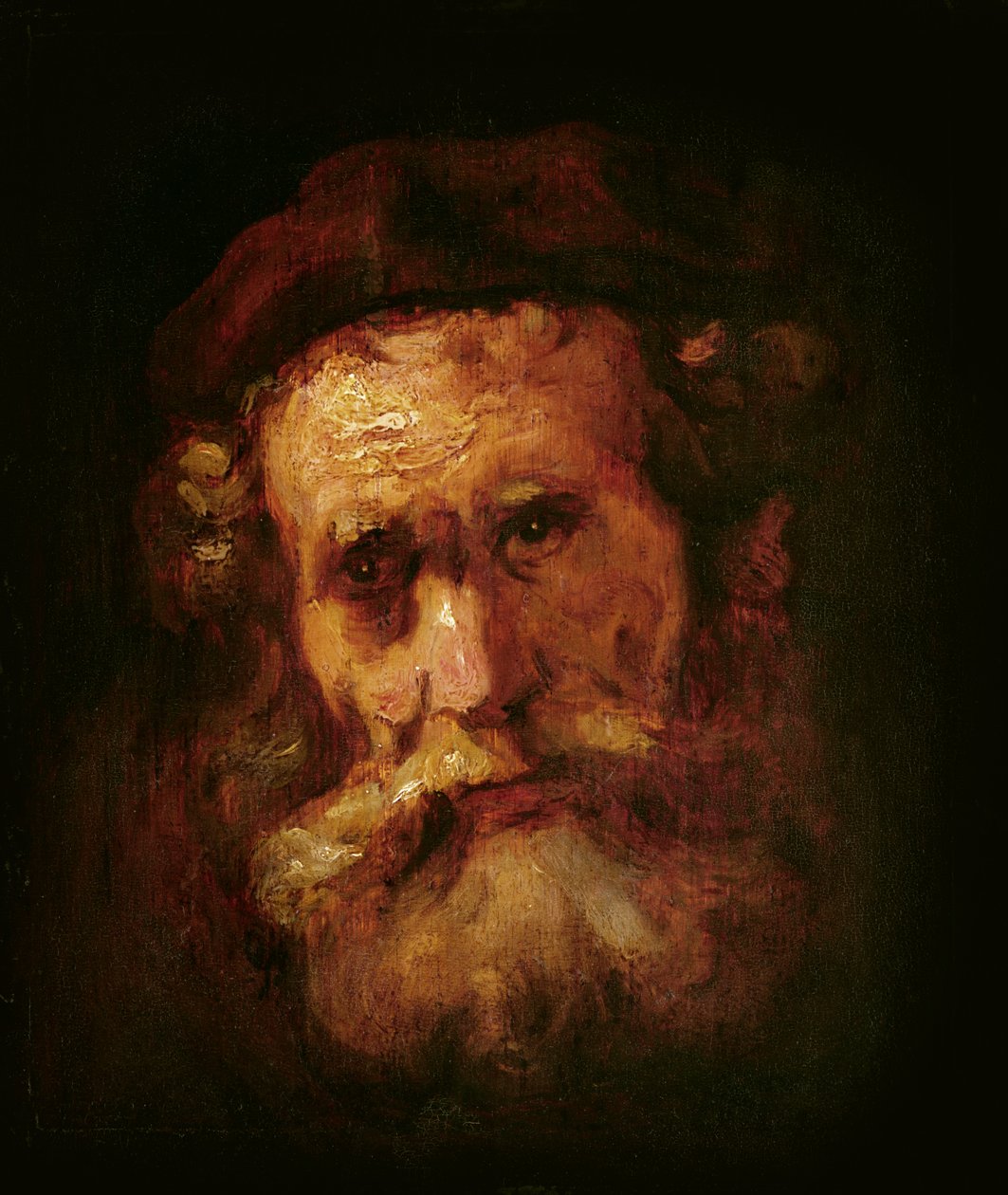 Un Rabino de Rembrandt van Rijn