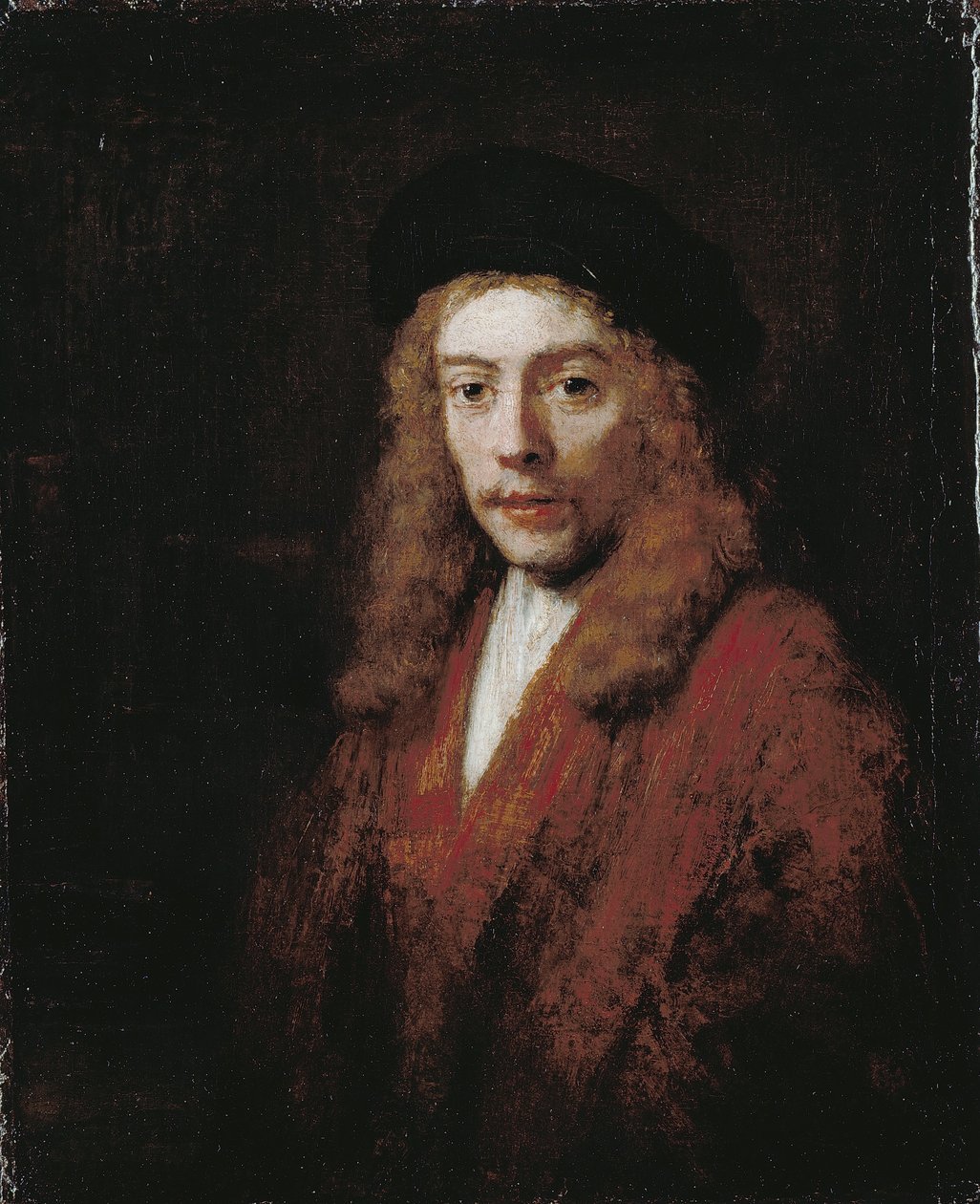 Un joven, quizás el hijo del artista Titus de Rembrandt van Rijn
