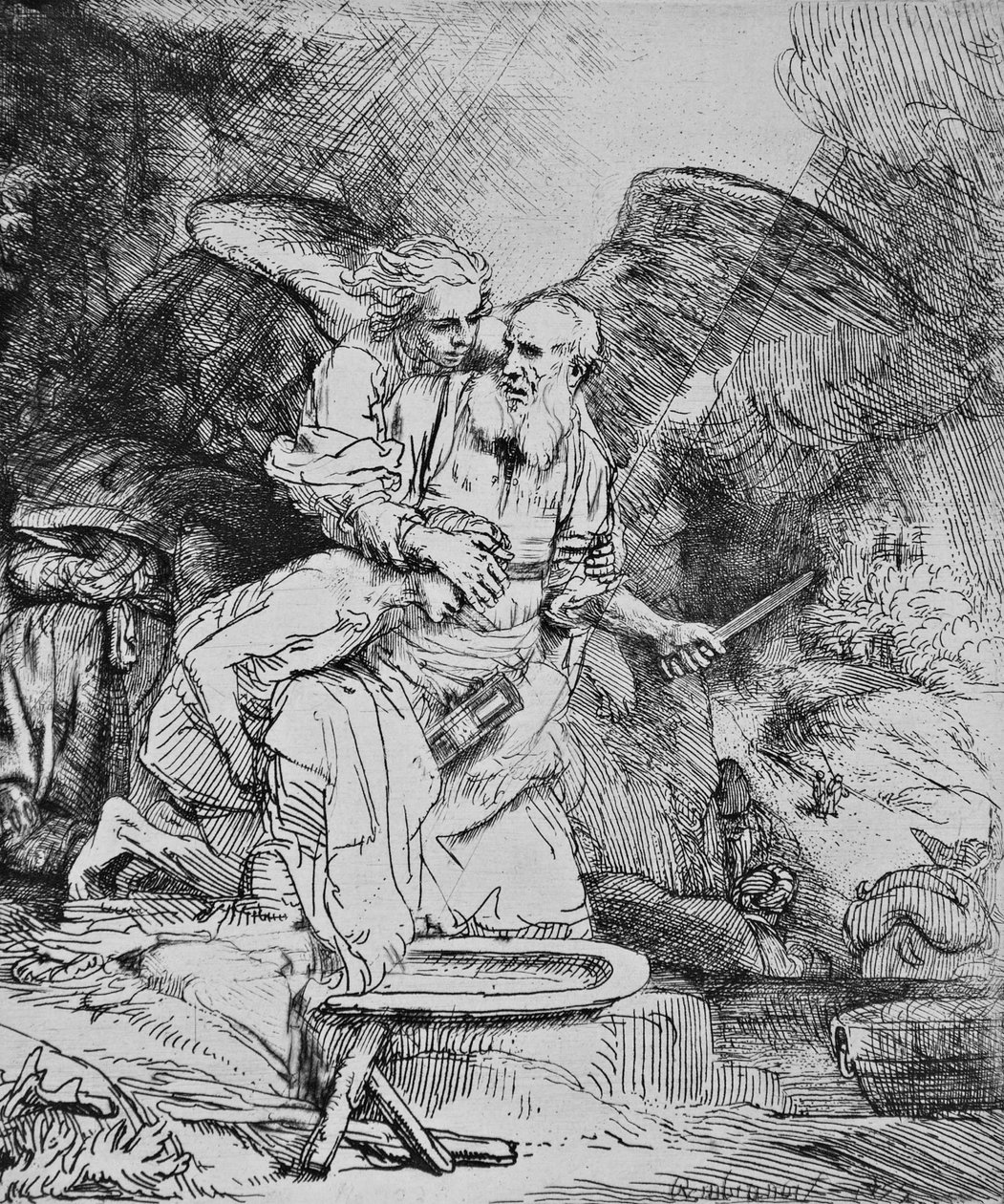 El sacrificio de Abraham de Rembrandt van Rijn