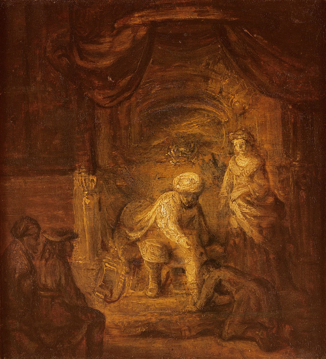 Escena Bíblica de Rembrandt van Rijn