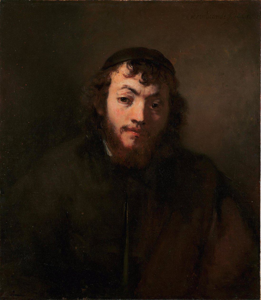Busto de un joven judío de Rembrandt van Rijn