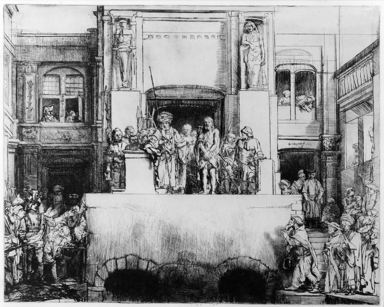 Cristo presentado al pueblo, 1655 de Rembrandt van Rijn