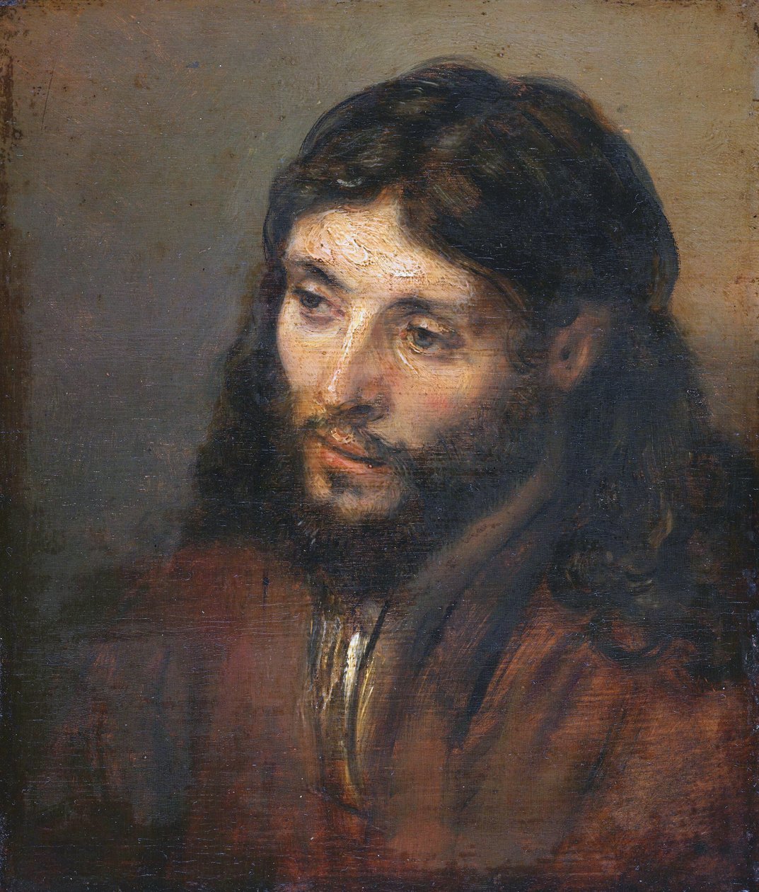 Cabeza de Cristo de Rembrandt van Rijn