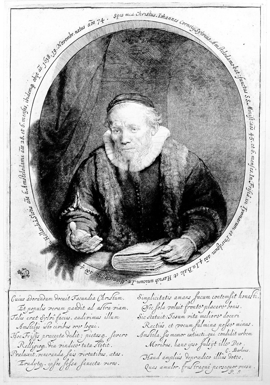 Jan Cornelisz Sylvius, 1646 de Rembrandt van Rijn