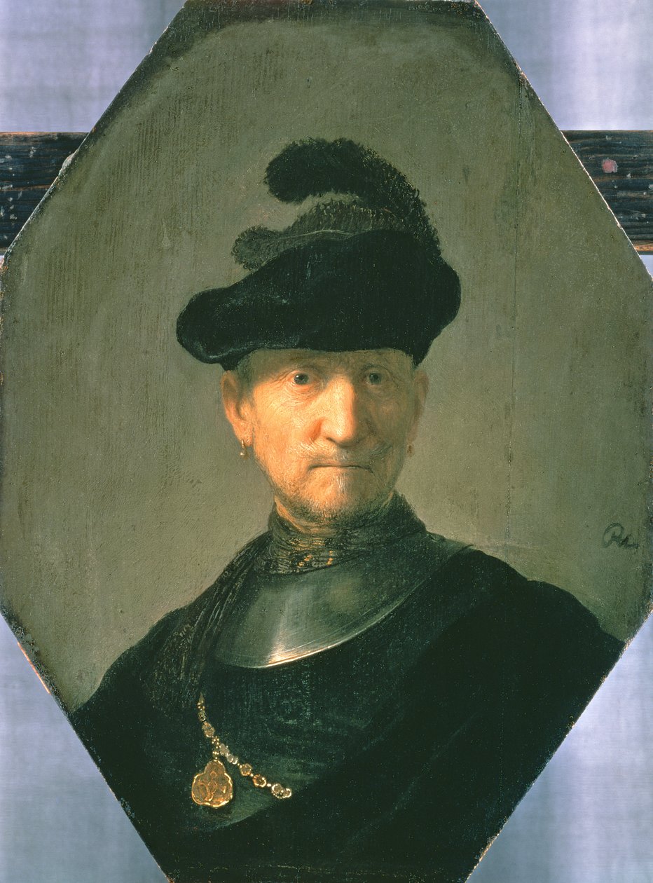Viejo guerrero, 1629 de Rembrandt van Rijn