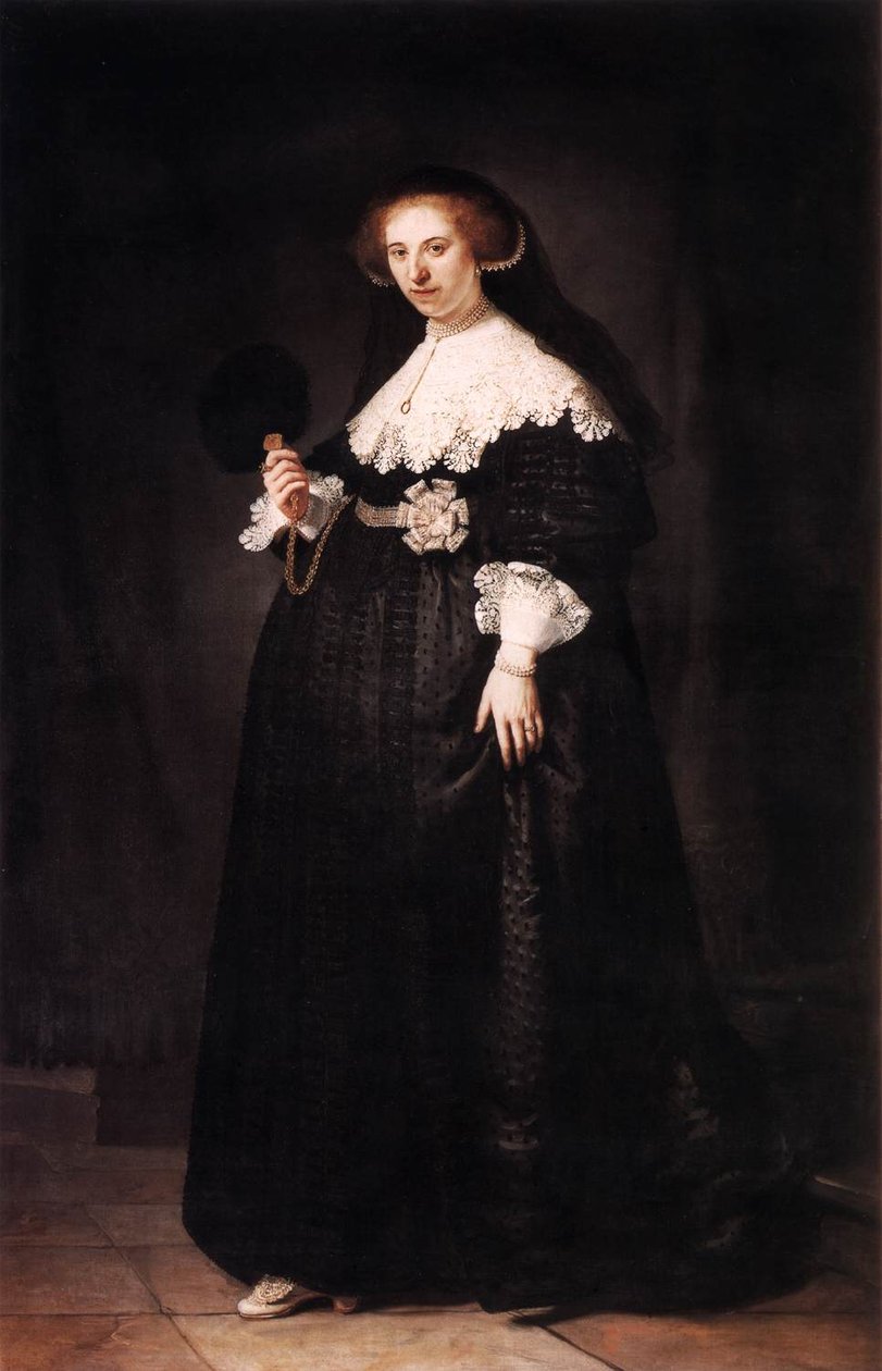 Retrato de Oopjen Coppit de Rembrandt van Rijn