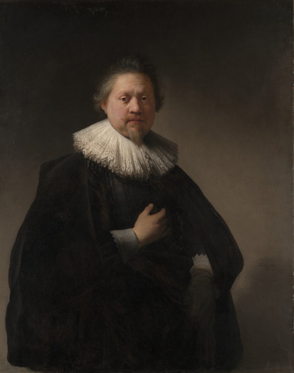 Retrato de un hombre, probablemente miembro de la familia Van Beresteyn de Rembrandt van Rijn