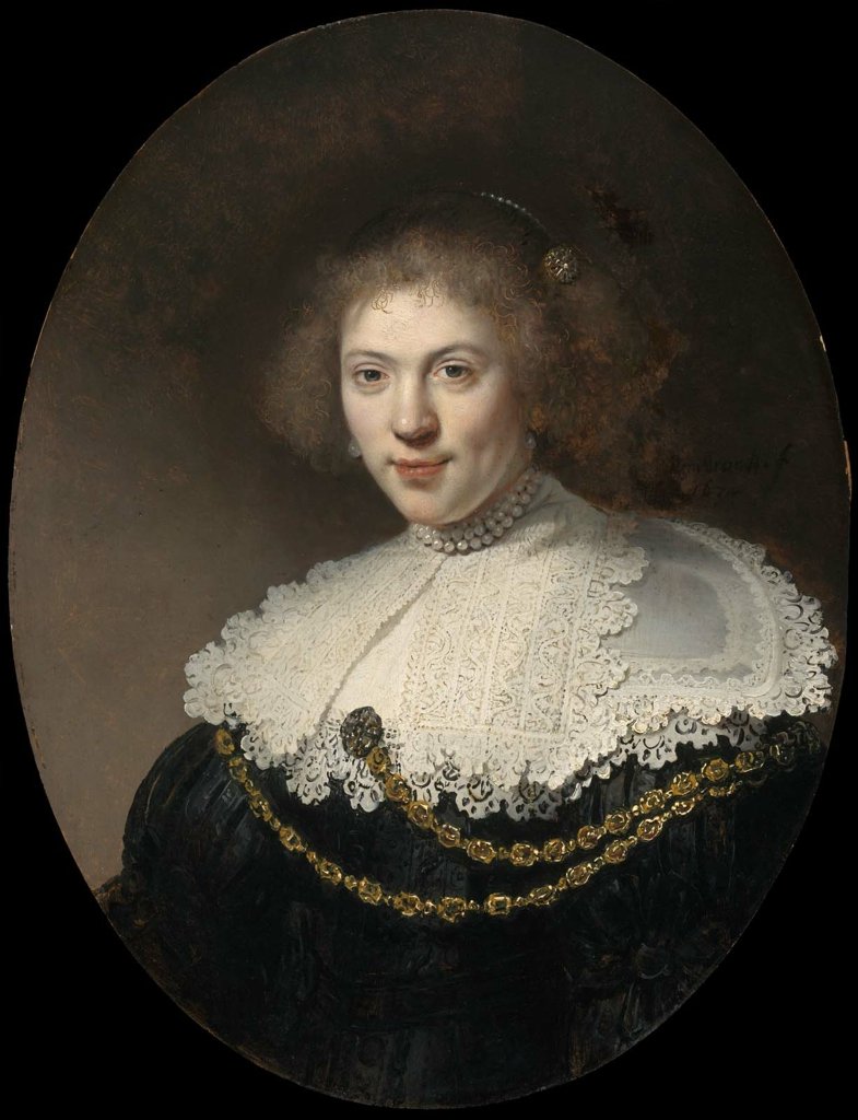 Retrato de una mujer de Rembrandt van Rijn