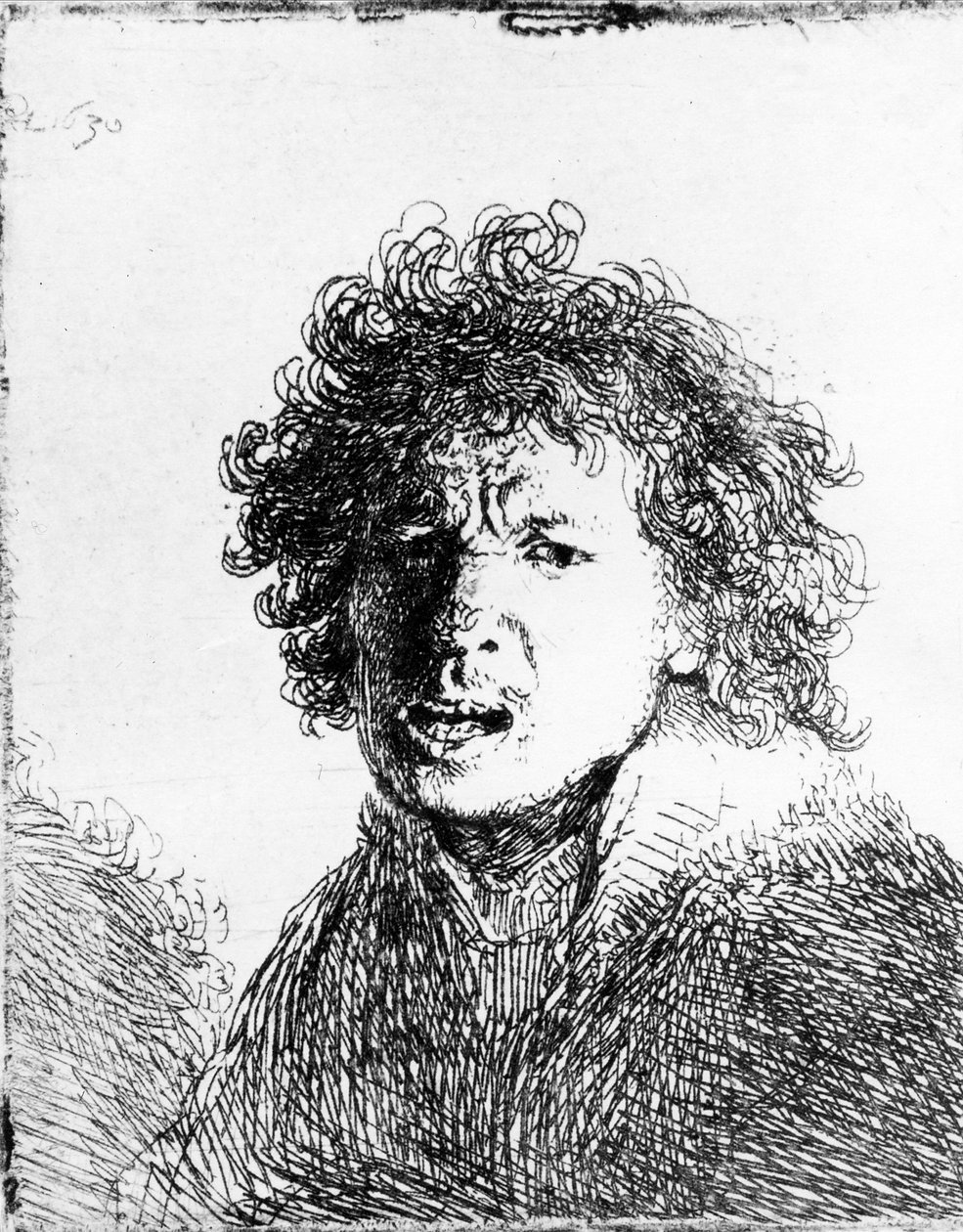 Autorretrato, 1630 de Rembrandt van Rijn