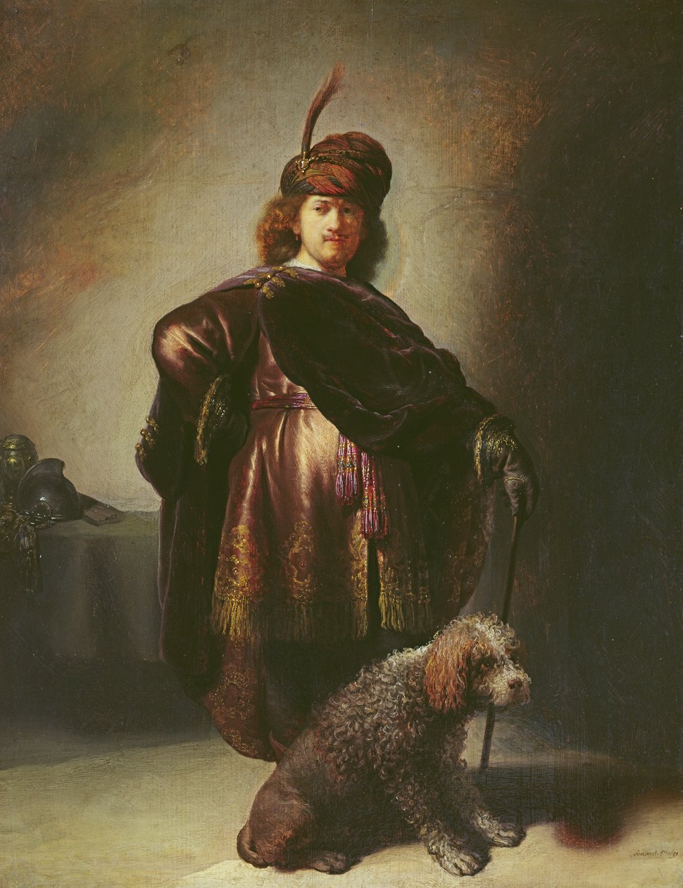 Autorretrato en traje oriental, 1631 de Rembrandt van Rijn