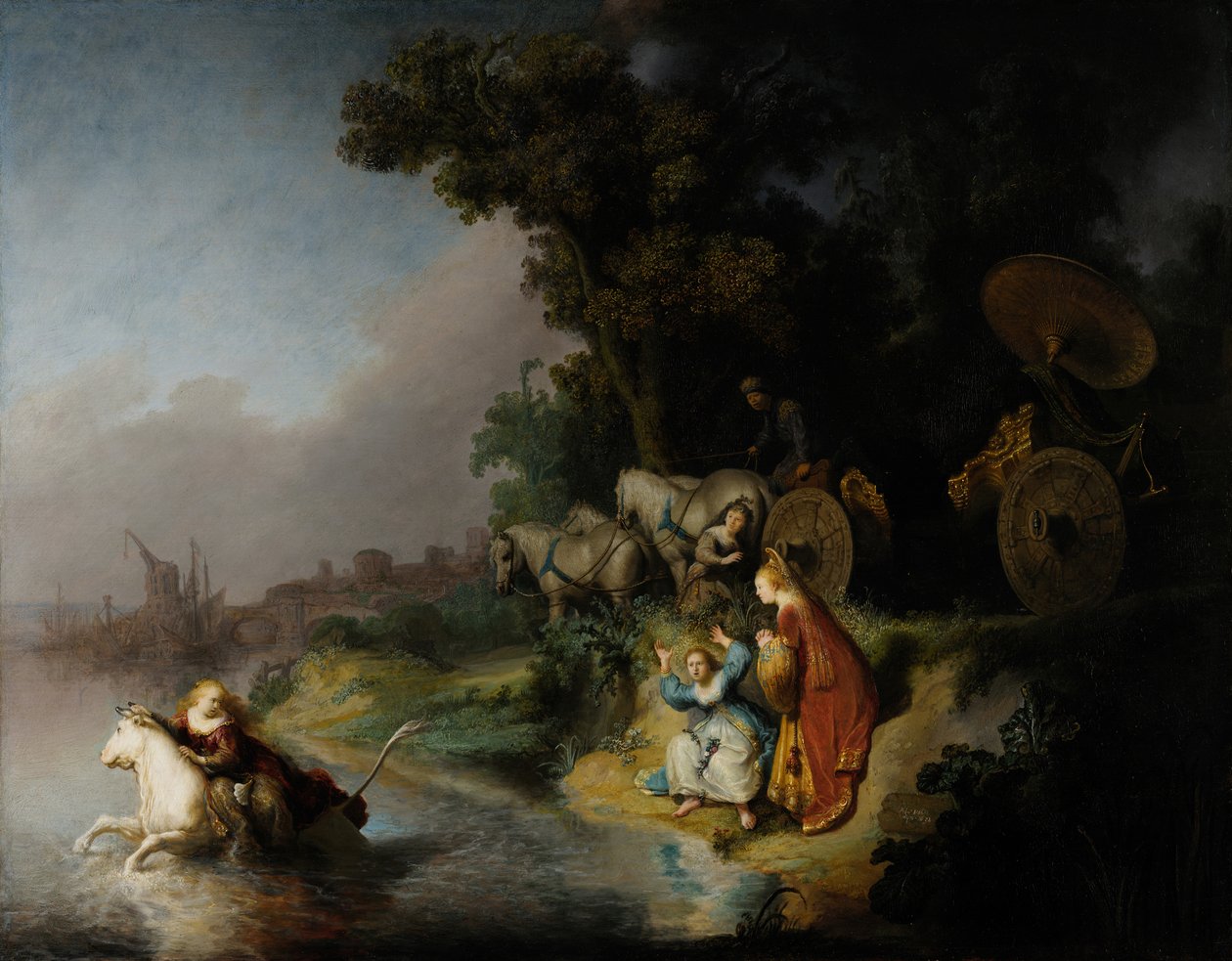 El rapto de Europa de Rembrandt van Rijn