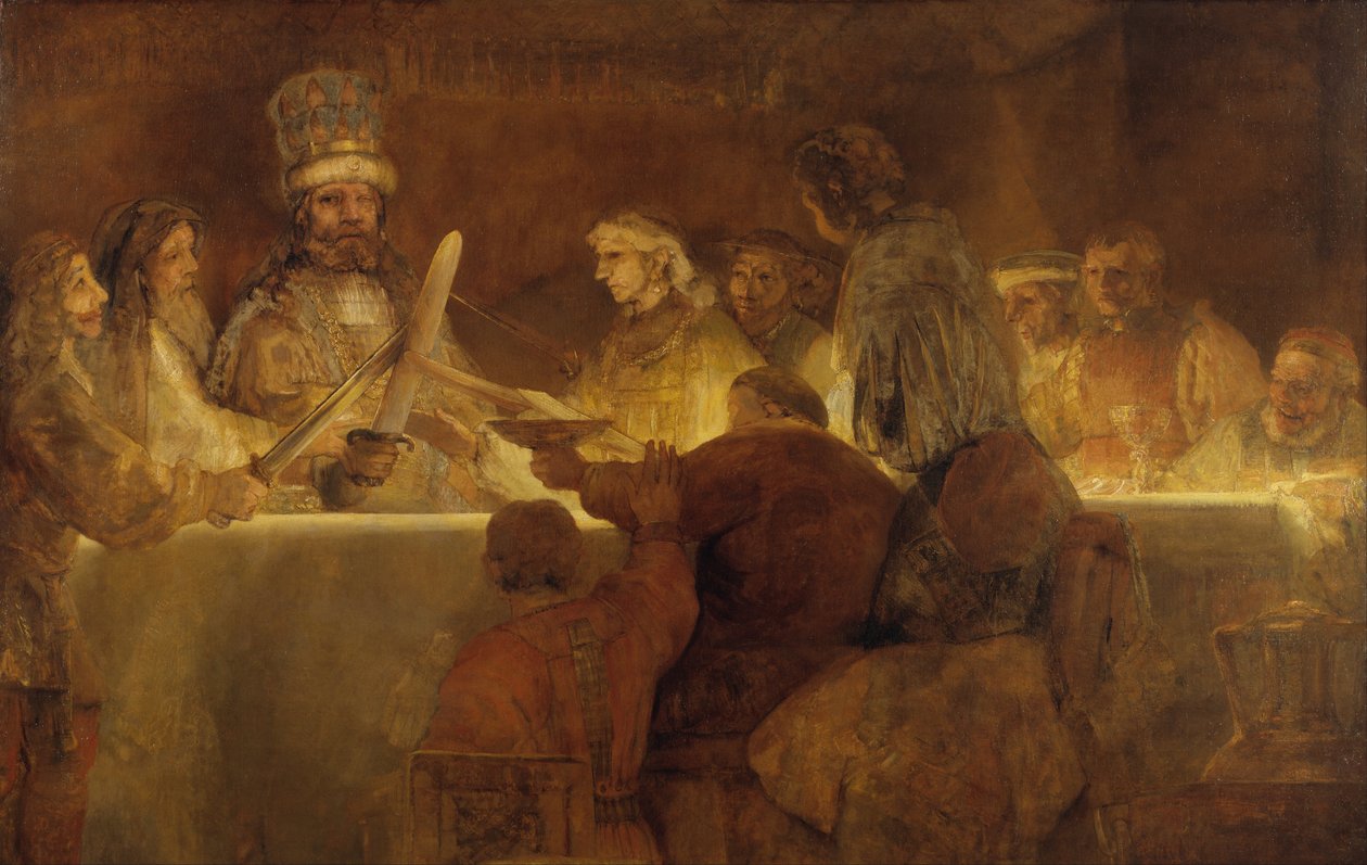 La conspiración de los bátavos bajo Claudio Civilis de Rembrandt van Rijn